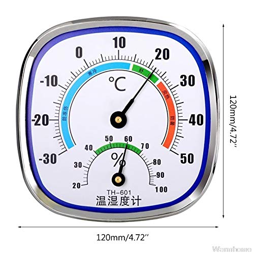 WXYNHHD Termometre ve Higrometre Analog nem ölçer Sıcaklık Monitör Kapalı Açık Duvar Asmak ve Standı