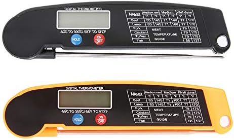 XJJZS mutfak termometresi Et Dijital pişirme gıda sondası Katlanır mutfak termometresi (Renk: B)