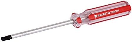 Yeni Lon0167 Temizle Kırmızı Özellikli Plastik Saplı 5mm güvenilir etkinlik İpucu T30 Manyetik Torx Güvenlik Tornavida (ıd:47a