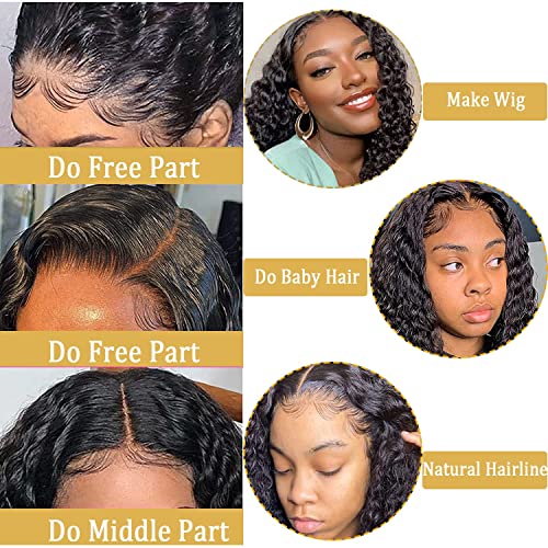 Meıdısı Su Dalga Dantel Kapatma 12 İnç 4x4 Ücretsiz Bölüm Kapatma İşlenmemiş Brezilyalı işlenmemiş insan saçı Kapatma Ön