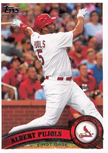 2011 Topps 100a Albert Pujols St. Louis Kardinaller MLB Beyzbol Kartı NM-MT