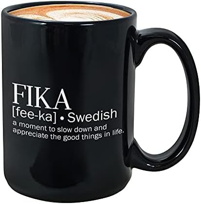 Kabarcık Sarılmalar Teşvik Kahve Kupa-Fika Yavaşlatmak için Bir An Hayattaki iyi Şeyi Takdir Et-İsveç İsveç Tanımı Olumlu