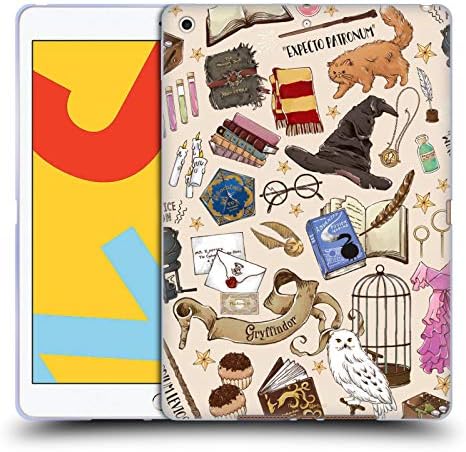 Kafa Çantası Tasarımları Resmi Lisanslı Harry Potter Hogwarts Desen Ölüm Yadigarları XXXVII Yumuşak Jel Kılıf Apple iPad