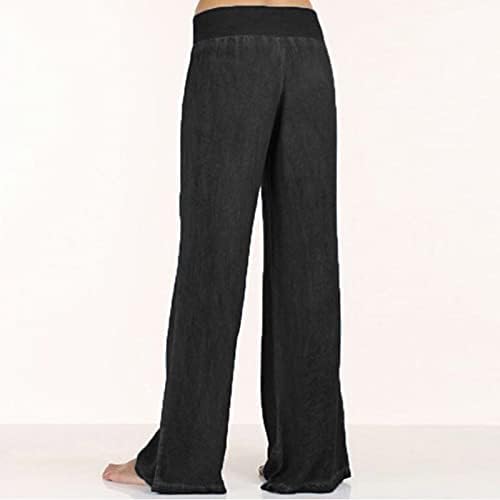 Xiloccer Kadın rahat pantolon 2021 koşucu pantolonu Yüksek Bel Pantolon İş Elastik Artı Boyutu Geniş Bacak Pantolon yazlık