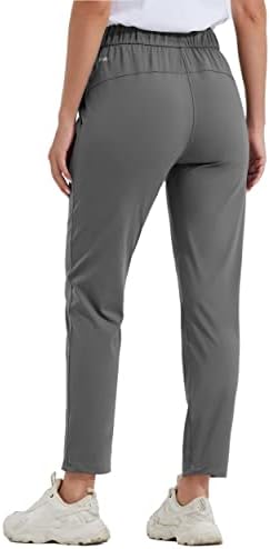Willit kadın Golf Seyahat Pantolon Salonu Sweatpants 7/8 Atletik Pantolon Hızlı Kuru Anında Pantolon