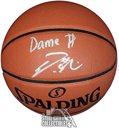 Damian Lillard İmzalı Kadın Doları $ Spalding Basketbol - JSA-İmzalı Basketbol Topları
