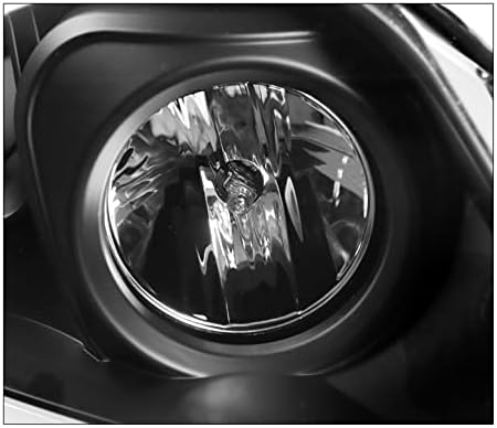 ZMAUTOPARTS LED Tüp Projektör Farlar Siyah w / 6 Beyaz DRL ile Uyumlu 2005-2010 Chevy Kobalt / 2007-10 Pontiac G5