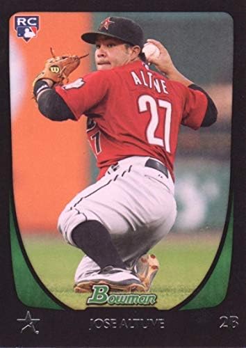 2011 Okçu Taslağı 11 Jose Altuve RC-Houston Astros MLB Beyzbol Kartı (RC - Çaylak Kartı) NM-MT