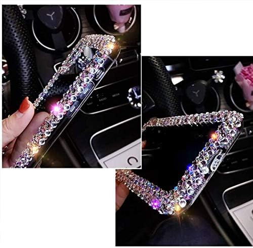 Bonıtec Glitter iphone için kılıf 14 Pro Kılıf Kadınlar Kızlar için 3D Glitter Sparkle Bling Durumda Lüks Parlak Sevimli