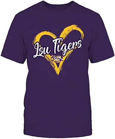 FanPrint LSU Tigers Tişört-Kalp Çizimi