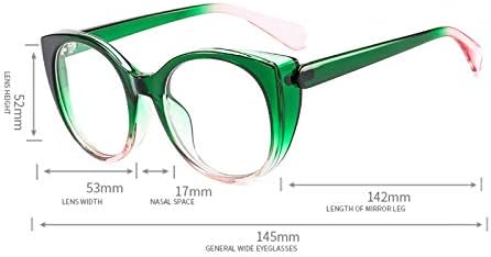 laureles / Fotokromik okuma gözlüğü Kadınlar Vintage Yeşil Pembe Gözlük Gözlük Çerçevesi Geçiş Güneş Gözlüğü