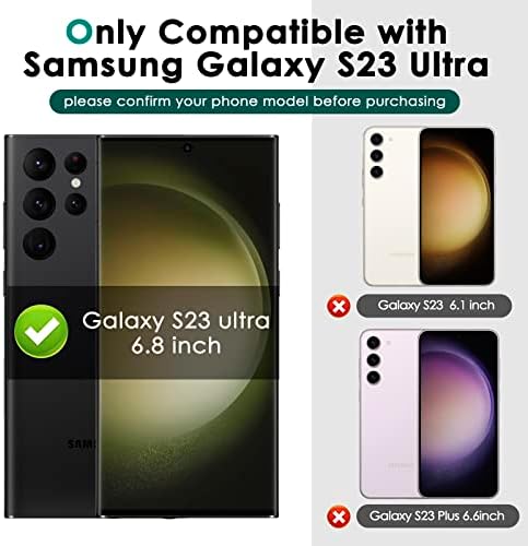 Galaxy S23 Ultra Ekran Koruyucu için MIUOLV, [3 Paket] Samsung Galaxy S23 Ultra Ekran Koruyucu, Yumuşak EPU [Cam Değil] Hidrojel