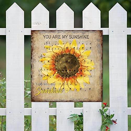 Evans1nism Sen Benim Güneşimsin Ahşap İşareti Ayçiçeği Çiçek Duvar Sanatı İşareti Fransız Çiçek Çiftlik Evi Tarzı Duvar Dekor
