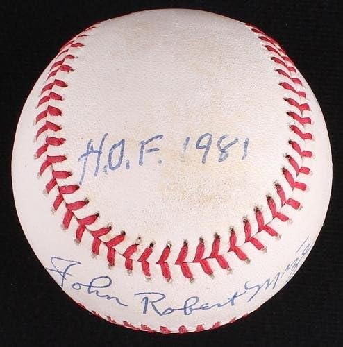 Nadir Rawlings Beyzbol Johnny John Robert Mize Hof 1981 Yankees Psa İmzalı - İmzalı Beyzbol Topları