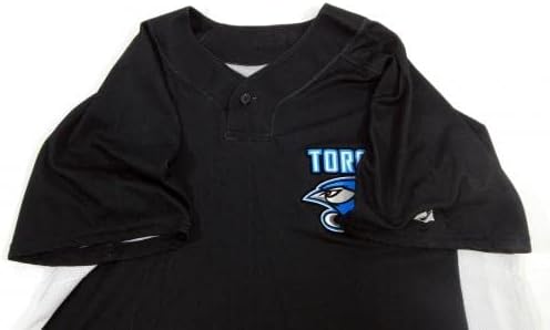 2008-10 Toronto Blue Jays Boş Oyun Yayınlanan Siyah Forma Vuruş Prac ST 44 132-Oyun Kullanılmış MLB Formaları