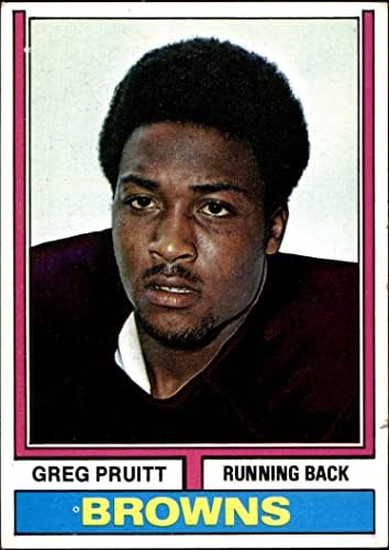1974 Topps 110 BİR Greg Pruitt Cleveland Browns-FB (Futbol Kartı) (Arkadaki Telif Hakkından Önce Bir Yıldız İşareti) VG/EX+