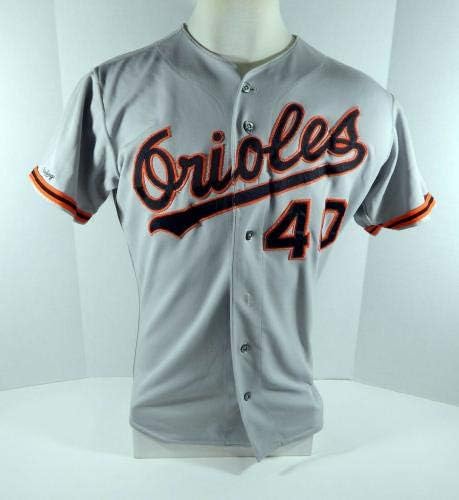1990 Baltimore Orioles Tommy McCraw 40 Oyun Kullanılmış Gri Forma DP04135 - Oyun Kullanılmış MLB Formaları