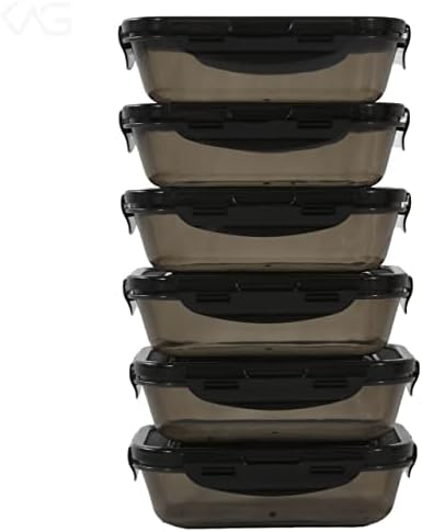 Sure Seal Yemek Hazırlama Kapları 20 oz, BPA İçermez, Hava Geçirmez, Yemek Hazırlama ve Porsiyon Kontrolü için En iyi Gıda